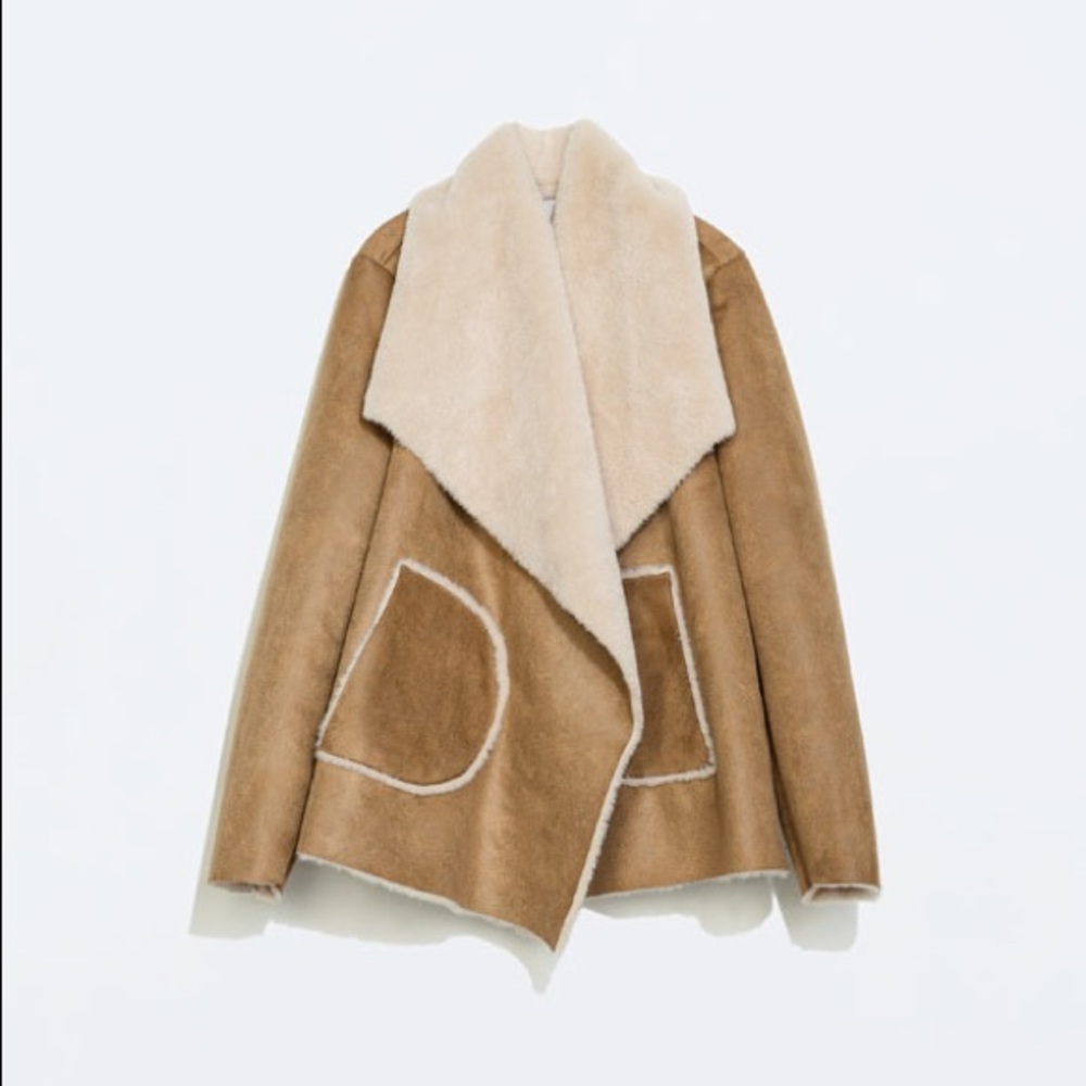 Zara trafaluc faux Jacket